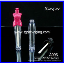 2014 new product model lipgloss tube mascara tube eyeliner tube new design lip gloss tube